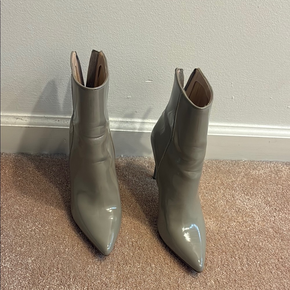 Steve Madden Gray Ankle Booties with Stiletto Heel